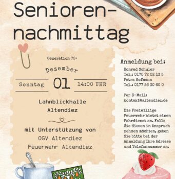 Nachmittag der Generation 70+